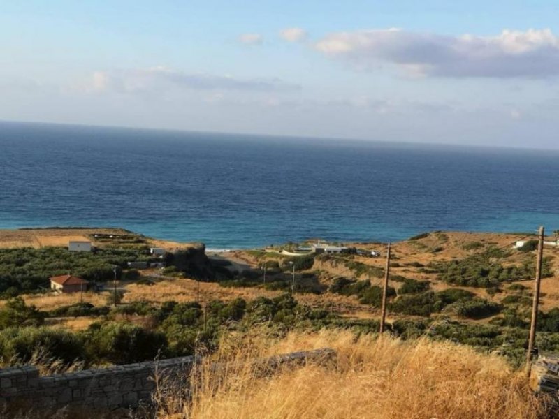 Mochlos Kreta, Mochlos: Baugrundstück mit Meerblick zu verkaufen Grundstück kaufen